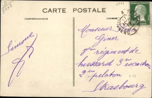 Ak Verneuil Eure, Maison Normande, Carrefour