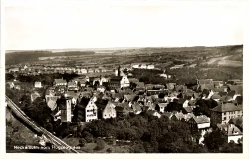 Ak Neckarsulm in Württemberg, Fliegeraufnahme