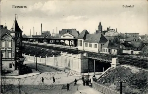Ak Nowawes Babelsberg Potsdam in Brandenburg, Bahnhof