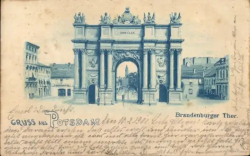 Ak Potsdam, Brandenburger Tor
