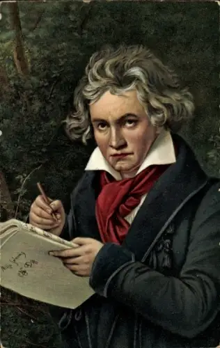 Künstler Ak Komponist Ludwig van Beethoven, Porträt