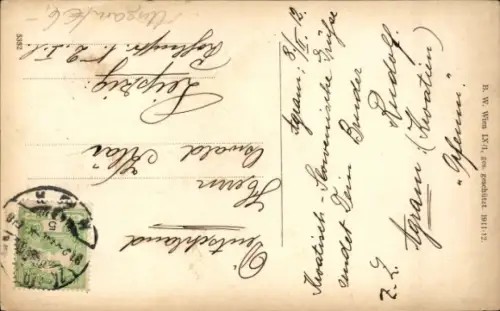 Ak Männer in ungarischen Trachten