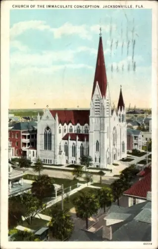 Ak Jacksonville Florida USA, Kirche der Unbefleckten Empfängnis