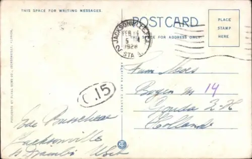 Ak Jacksonville Florida USA, Kirche der Unbefleckten Empfängnis