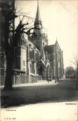 Ak Lausanne Kanton Waadt, Kathedrale