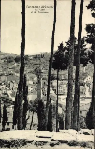 Ak Fiesole Toscana, Gesamtansicht