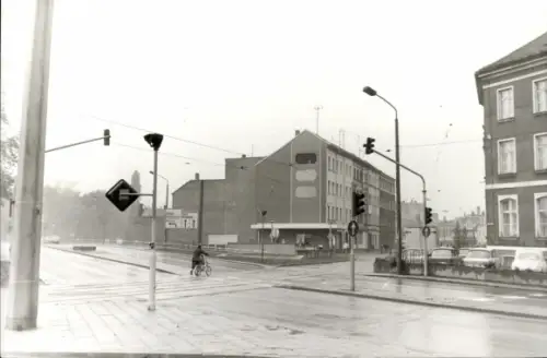 Foto Zwickau in Sachsen, Kreuzung, Straßenpartie