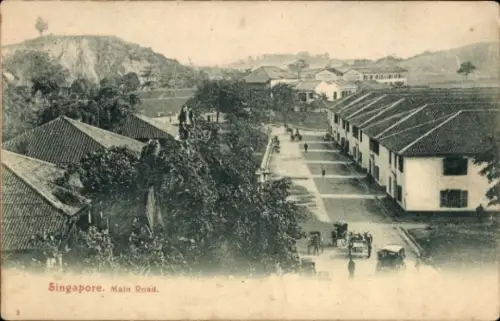 Ak Singapur, Hauptstraße