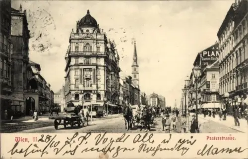 Ak Wien 2 Leopoldstadt, Praterstraße