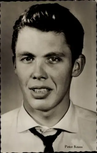 Ak Schauspieler und Sänger Peter Kraus, Portrait, Wenn die Conny mit dem Peter