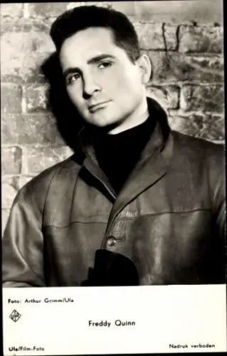 Ak Sänger Freddy Quinn, Portrait