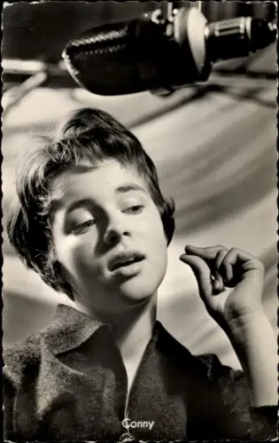 Ak Schauspielerin und Sängerin Conny Froboess, Portrait, Mein Daddy, Electrola Schallplatten