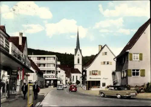 Ak Bodman Ludwigshafen am Bodensee, Straßenpartie, Vivo, Souvenirgeschäft