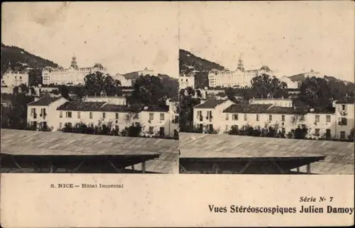 Stereo Ak Nice Nizza Alpes Maritimes, Hotel Imperial