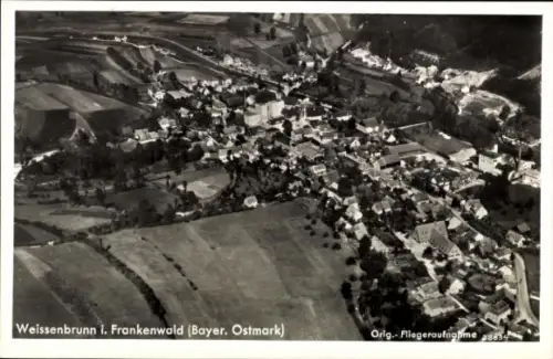 Ak Weißenbrunn in Oberfranken, Fliegeraufnahme