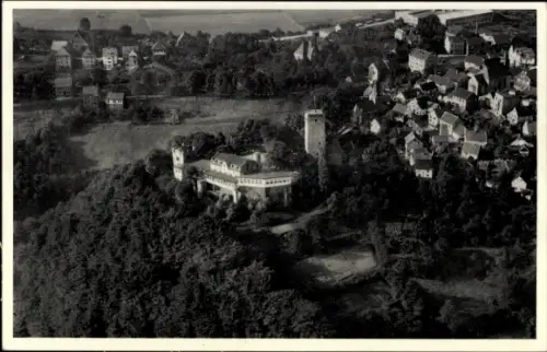 Ak Blankenstein an der Ruhr Hattingen, Fliegeraufnahme