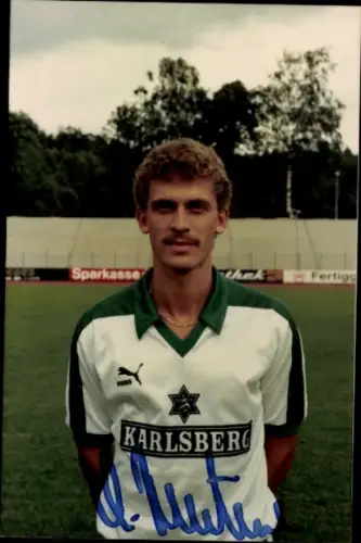 Autogrammkarte Fußballer Andreas Hentrich, FC Homburg, Autogramm
