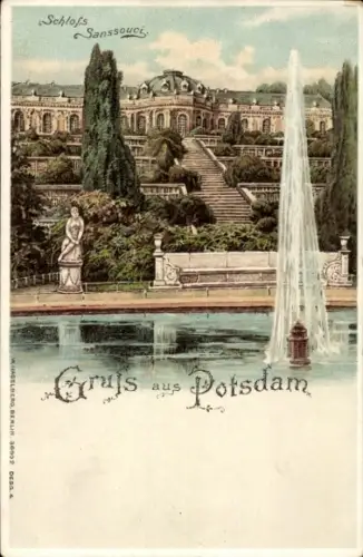 Litho Potsdam, Schloss Sanssouci