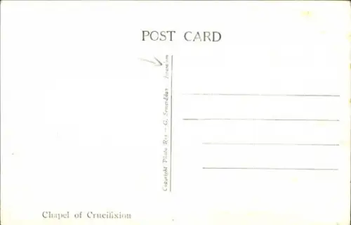 PC Jerusalem Israel, Chapel of Crucifixion