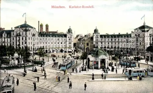 Ak München, Karlstor-Rondell