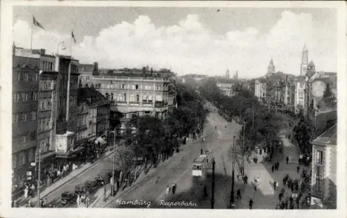 Ak Hamburg Mitte St. Pauli, Reeperbahn
