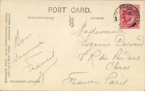 Ak London City England, Franco-British Exhibition, The Scenic Railway