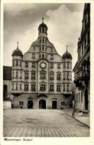 Ak Memmingen in Schwaben, Rathaus