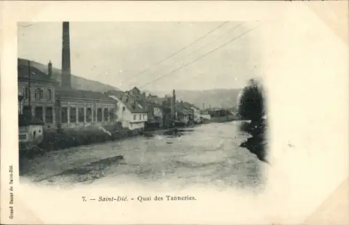 CPA Saint-Dié-des-Vosges, Quai des Tanneries