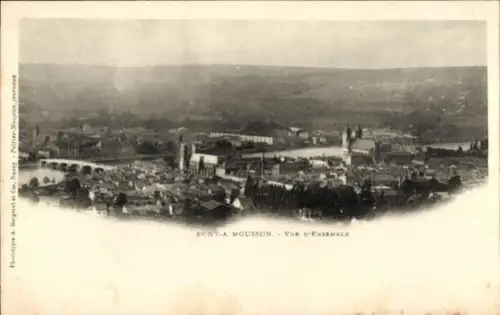 CPA Pont à Mousson Meurthe-et-Moselle, Panorama