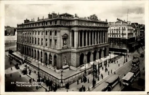 CPA Marseille Bouches du Rhône, La Bourse