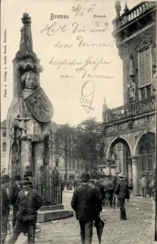 Ak Hansestadt Bremen, Roland