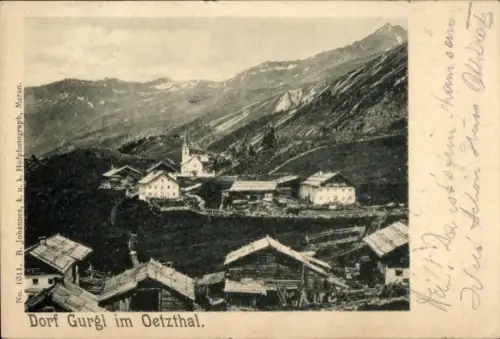 Ak Gurgl Tirol, Gesamtansicht, Oetztal