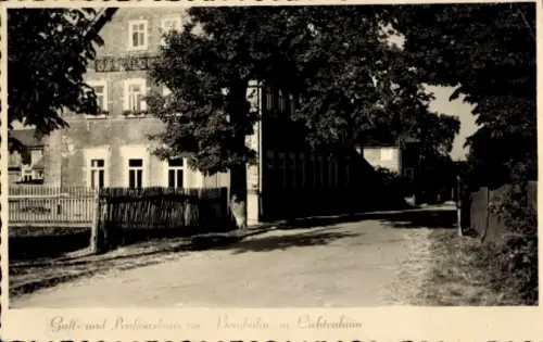 Ak Lichtenhain an der Bergbahn Oberweißbach Thüringen, Gasthaus zur Bergbahn