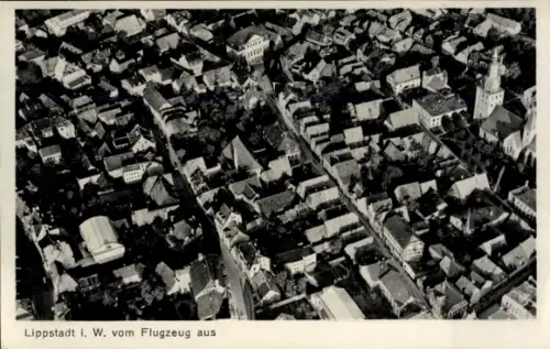 Ak Lippstadt in Westfalen, Fliegeraufnahme