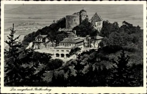 Ak Steinthaleben Kyffhäuserland, die umgebaute Rothenburg