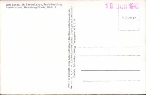 Ak Nowogrodziec Naumburg am Queis Niederschlesien, Luftaufnahme