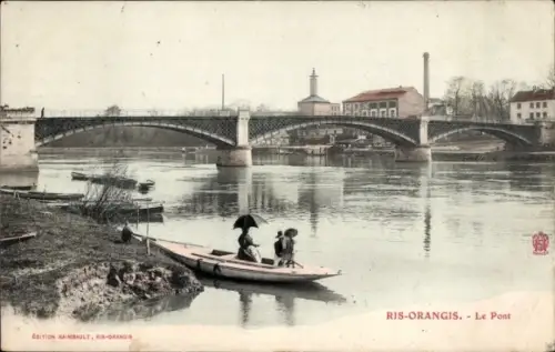 Ak Ris Orangis Essonne, Brücke