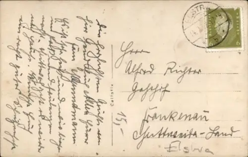 Foto Ak Elstra in der Oberlausitz Sachsen, Erholungsheim, Schloss Elstra