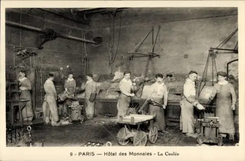 CPA Paris VI., Hotel des Monnaies, La Coulee