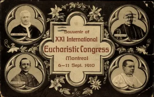 CPA Montréal Québec Canada, XXI International Eucharistic Congress 1910