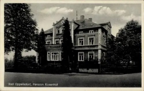Ak Opolno Zdrój Bad Oppelsdorf Bogatynia Reichenau Schlesien, Pension Rosenhof