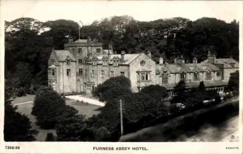 Ak Furness Cumbria England, Abbey Hotel