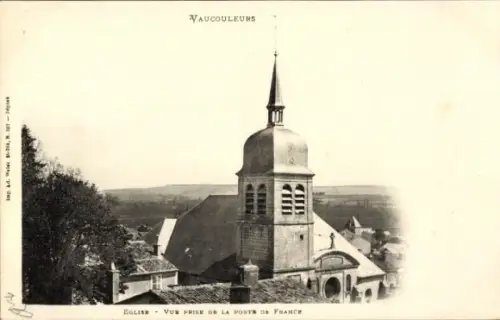 Ak Vaucouleurs Meuse, Eglise, Ansicht von der Porte de France, Vaucouleurs