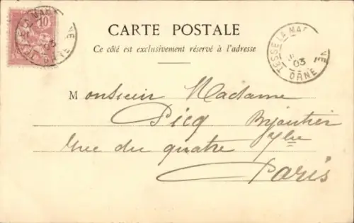 Ak Bagnoles de l'Orne Orne, Vue générale prise de la Gare