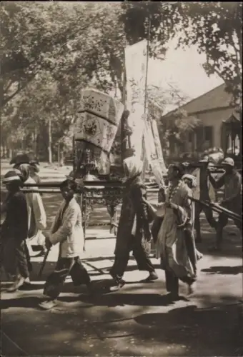 Foto Vietnam, Menschen, Standarte, Fest