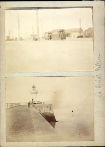 Foto La Rochelle Charente Maritime, Leuchtturm, Steg, Straßenbahn