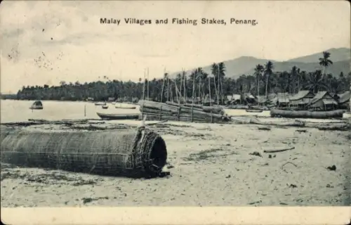 PC Penang Malaysia, Malay Villages, Fishing Stakes
