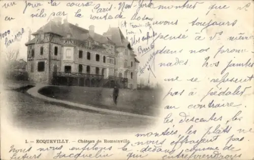 CPA Ecquevilly Yvelines, Château de Romainville
