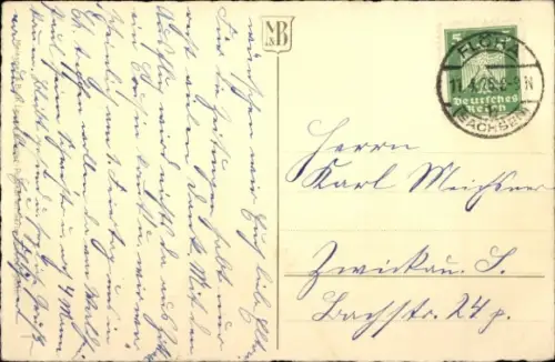 Künstler Ak Klein, Catharina, Alpenveilchen, Ostern