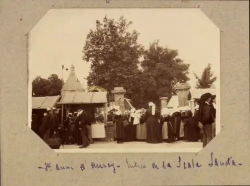 Foto Saint Anne d'Auray Morbihan, Menschen, Marktstände